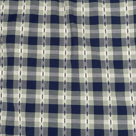 Mountain Khakis Shirt Men Medium Blue Green Plaid Rodeo Shirt Pearl Snap Western - Picture 5 of 10